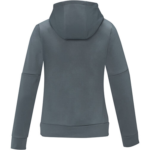 Sayan Kapuzenpullover Mit Halbem Reissverschluss Für Damen , stahlgrau, Strick 85% Polyester, 15% Sorona®, 350 g/m2, Contrast fabric, 280T ripstop  100% Nylon, 72 g/m2, XL, , Bild 4