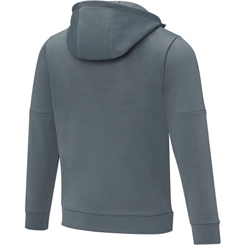 Sayan Kapuzenpullover Mit Halbem Reissverschluss Für Herren , stahlgrau, Strick 85% Polyester, 15% Sorona®, 350 g/m2, Contrast fabric, 280T ripstop  100% Nylon, 72 g/m2, XL, , Bild 4