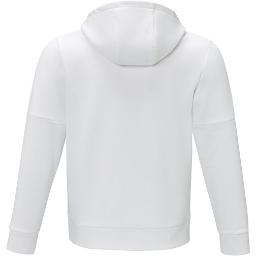 Sayan Kapuzenpullover Mit Halbem Reissverschluss Für Herren , weiss, Strick 85% Polyester, 15% Sorona®, 350 g/m2, Contrast fabric, 280T ripstop  100% Nylon, 72 g/m2, M, , Bild 4