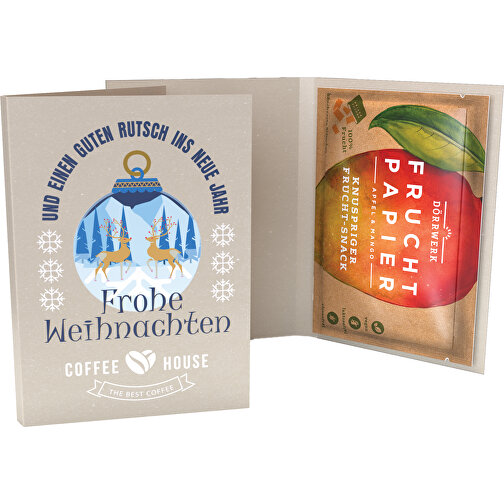 Papel de frutas en tarjeta con solapa promocional, Imagen 4