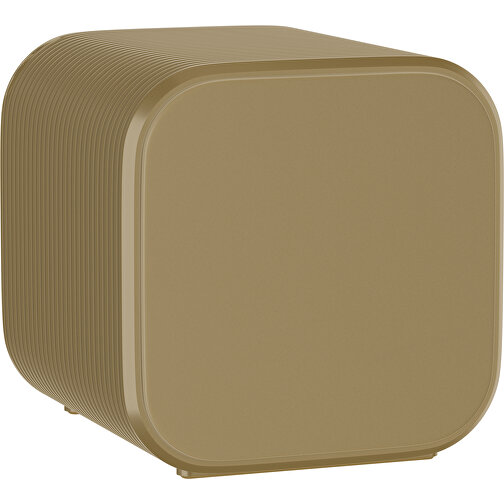 Bluetooth-Lautsprecher Double-Sound , gold, ABS Kunststoff, 6,00cm x 6,00cm x 6,00cm (Länge x Höhe x Breite), Bild 1