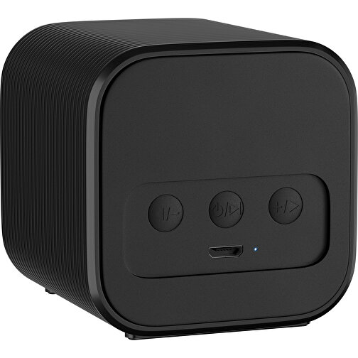 Bluetooth-Lautsprecher Double-Sound , weiß / schwarz, ABS Kunststoff, 6,00cm x 6,00cm x 6,00cm (Länge x Höhe x Breite), Bild 2