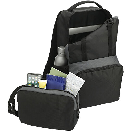 Sac à dos pour ordinateur portable Trailhead de 14 L recyclé GRS bicolore 15 pouces, Image 7