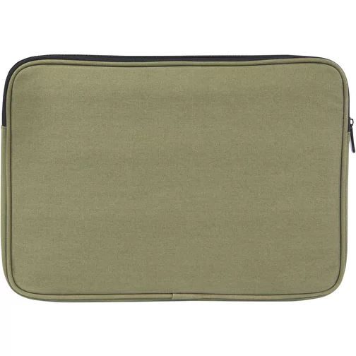 Housse pour ordinateur portable Joey de 2 L en toile recyclée GRS 14 pouces, Image 4