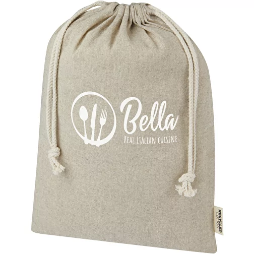 Grand sac cadeau Pheebs en coton recyclé GRS 150 g/m² de 4 L, Image 2