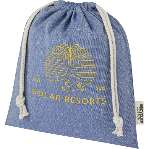 Sac cadeau moyen Pheebs en coton recyclé GRS 150 g/m² de 1,5 L, Image 2
