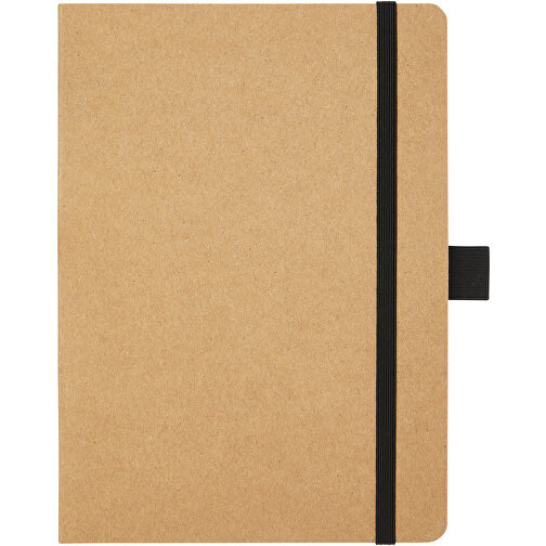 Berk Notizbuch Aus Recyceltem Papier , schwarz, Recyceltes Papier, 17,80cm x 12,70cm (Länge x Breite), Bild 3