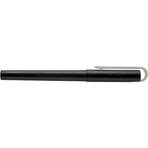 Mauna Recycelter PET Gel-Kugelschreiber , schwarz, Recycelter PET Kunststoff, 14,30cm (Länge), Bild 3