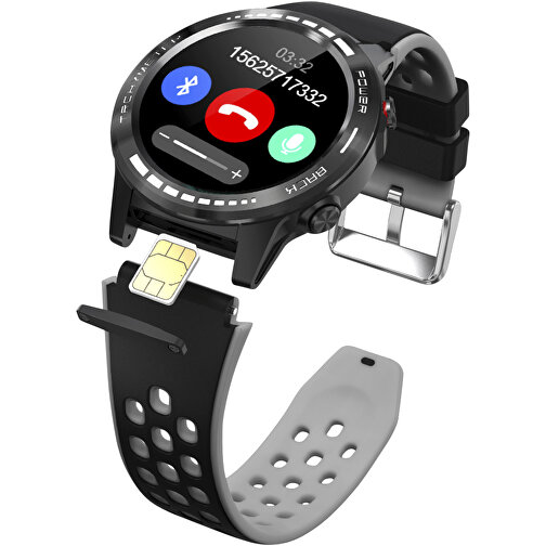 Prixton Smartwatch GPS SW37 , schwarz, Kunststoff, Silikon Kunststoff, Leder, 27,50cm x 1,60cm x 4,90cm (Länge x Höhe x Breite), Bild 5