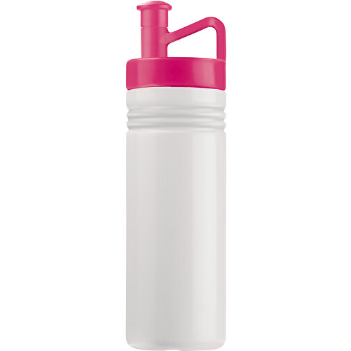 Sportflasche Adventure 500ml , weiß / rosé, LDPE & PP, 22,50cm (Höhe), Bild 1