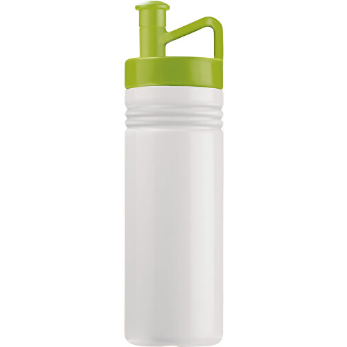 Sportflasche Adventure 500ml , weiß / hellgrün, LDPE & PP, 22,50cm (Höhe), Bild 1