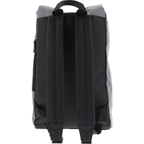 Reflekterende rygsæk med rulletop 26x13x50 cm, Billede 4