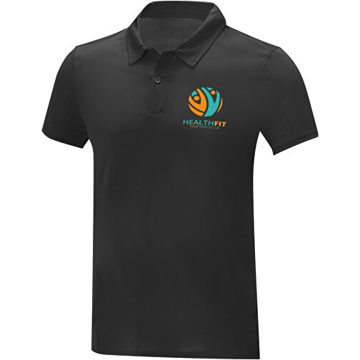 Deimos Poloshirt Cool Fit Mit Kurzärmeln Für Herren , schwarz, Mesh mit Cool Fit Finish 100% Polyester, 105 g/m2, M, , Bild 2