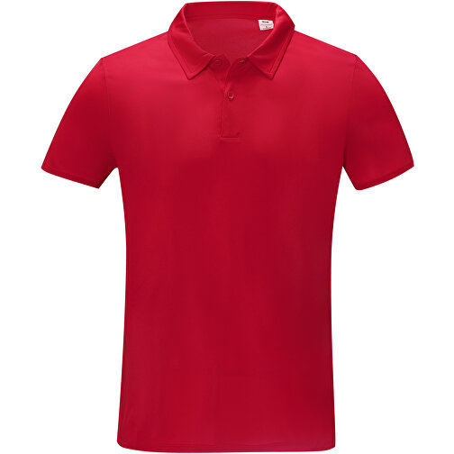 Deimos Poloshirt Cool Fit Mit Kurzärmeln Für Herren , rot, Mesh mit Cool Fit Finish 100% Polyester, 105 g/m2, 5XL, , Bild 3