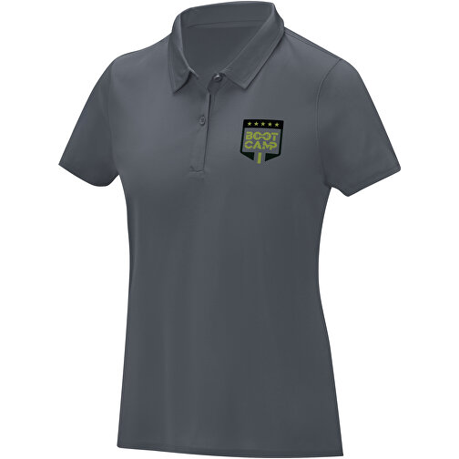 Deimos Poloshirt Cool Fit Mit Kurzärmeln Für Damen , storm grey, Mesh mit Cool Fit Finish 100% Polyester, 105 g/m2, S, , Bild 2