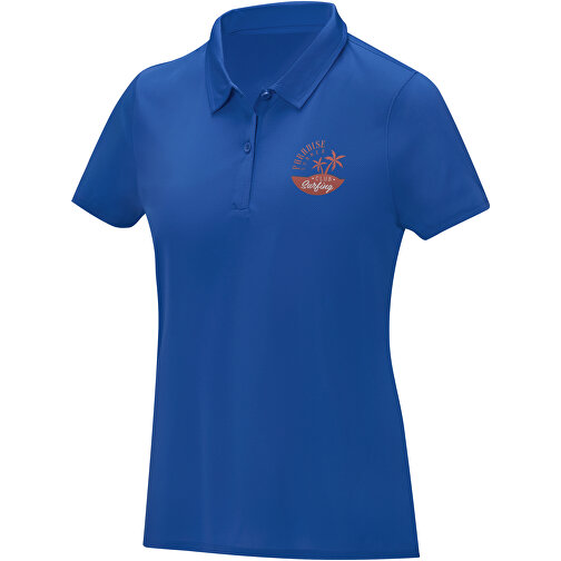 Deimos Poloshirt Cool Fit Mit Kurzärmeln Für Damen , blau, Mesh mit Cool Fit Finish 100% Polyester, 105 g/m2, 3XL, , Bild 2