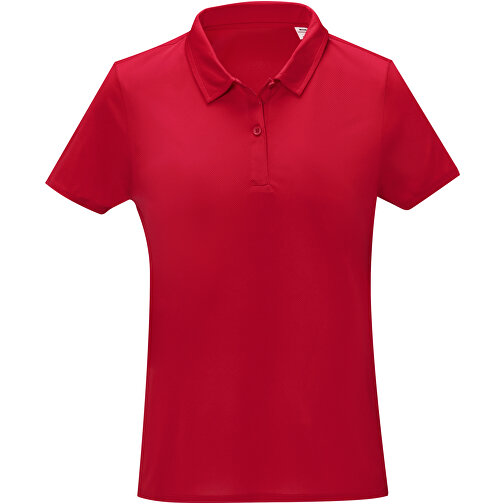 Deimos Poloshirt Cool Fit Mit Kurzärmeln Für Damen , rot, Mesh mit Cool Fit Finish 100% Polyester, 105 g/m2, XXL, , Bild 3