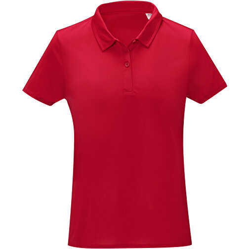 Deimos Poloshirt Cool Fit Mit Kurzärmeln Für Damen , rot, Mesh mit Cool Fit Finish 100% Polyester, 105 g/m2, 2XL, , Bild 3