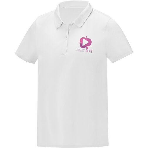 Deimos Poloshirt Cool Fit Mit Kurzärmeln Für Damen , weiß, Mesh mit Cool Fit Finish 100% Polyester, 105 g/m2, 4XL, , Bild 2