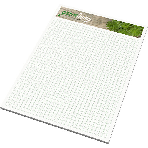 Schreibblock Green+blue A5, 50 Blatt , individuell, Recyclingpapier, 21,00cm x 14,80cm (Länge x Breite), Bild 1