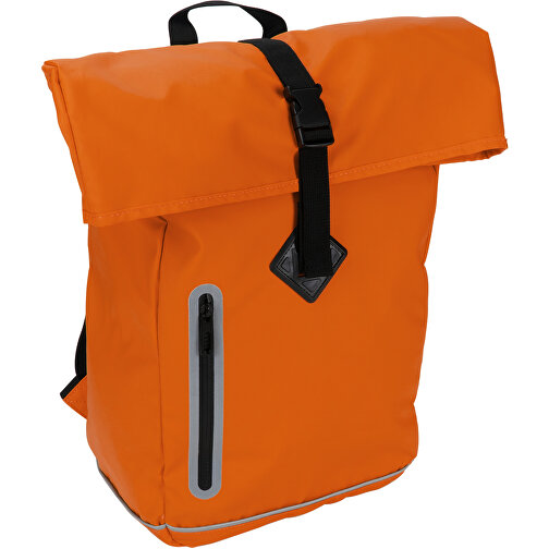 Sicherheits Rucksack , orange, PolJater, 40,00cm x 45,00cm x 15,00cm (Länge x Höhe x Breite), Bild 1