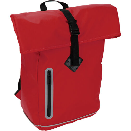 Sicherheits Rucksack , rot, PolJater, 40,00cm x 45,00cm x 15,00cm (Länge x Höhe x Breite), Bild 1