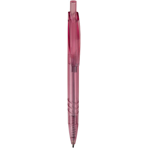 Kugelschreiber Aus R-PET-Material , transparent rosé, R-PET, 14,00cm (Länge), Bild 2