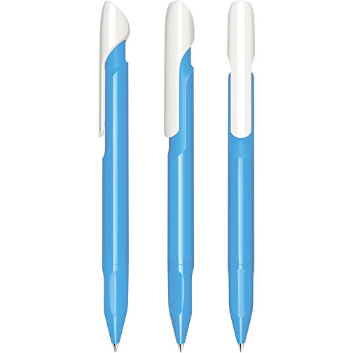 Senator® EVOXX Duo Polished Recyceld , Senator, blau, 95 % R-ABS Recyclingmaterial, 1,30cm x 14,60cm x 1,20cm (Länge x Höhe x Breite), Bild 4