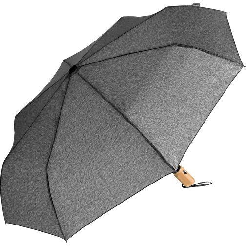 21” Faltbarer Regenschirm Aus R-PET -Material Mit Automatiköffnung , grau, R-PET, 30,00cm x 6,00cm x 6,00cm (Länge x Höhe x Breite), Bild 1