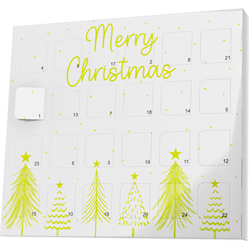 XS Advent Calendar Merry Christmas Fir Tree, Billede 1