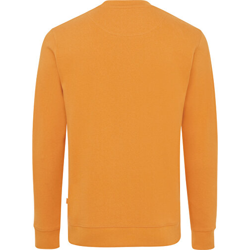 Iqoniq Zion Rundhals-Sweater Aus Recycelter Baumwolle, Sundial Orange , sundial orange, 50% recycelte und 50% biologische Baumwolle, XS, 67,50cm x 1,00cm (Länge x Höhe), Bild 2