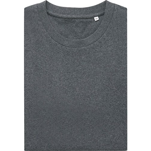 Iqoniq Manuel Ungefärbtes T-Shirt Aus Recycelter Baumwolle, Ungefärbtes Anthrazit , ungefärbtes Anthrazit, 50% recycelte und 50% biologische Baumwolle, XL, 75,00cm x 0,50cm (Länge x Höhe), Bild 4