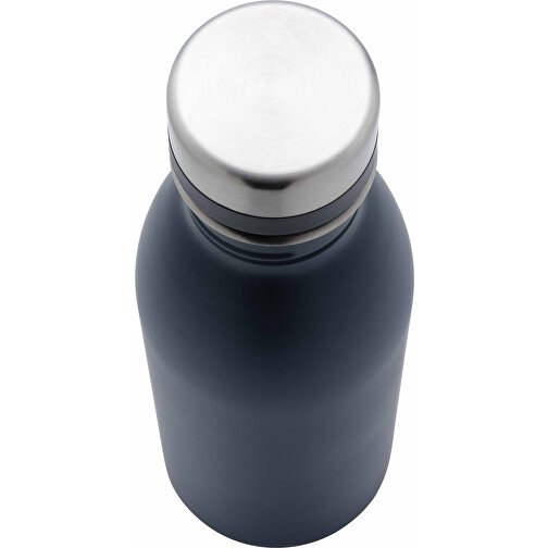 Deluxe Wasserflasche Aus RCS Recyceltem Stainless-Steel, Navy Blau , navy blau, Rostfreier Stahl - recycelt, 21,50cm (Höhe), Bild 3