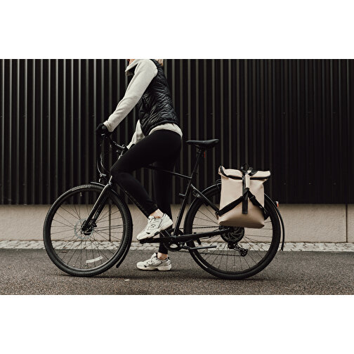 VINGA Baltimore Fahrradtasche, Greige , greige, PU, 30,00cm x 40,00cm (Länge x Höhe), Bild 8