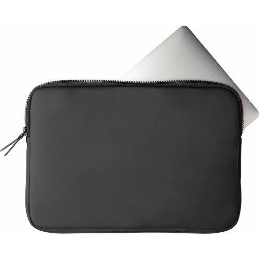 VINGA Baltimore Laptopcase 15“, Schwarz , schwarz, PU, 38,00cm x 0,50cm (Länge x Höhe), Bild 3