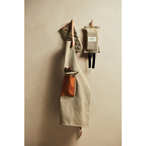 VINGA Asado Küchenschürze, Braun , braun, Baumwolle, 90,00cm x 0,50cm (Länge x Höhe), Bild 3