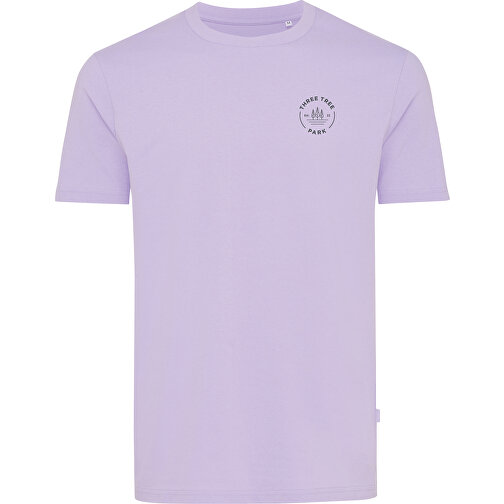 Iqoniq Bryce T-Shirt Aus Recycelter Baumwolle, Lavender , lavender, 50% recycelte und 50% biologische Baumwolle, XXS, 65,00cm x 0,50cm (Länge x Höhe), Bild 3