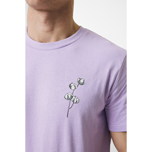 Iqoniq Bryce T-Shirt Aus Recycelter Baumwolle, Lavender , lavender, 50% recycelte und 50% biologische Baumwolle, XXS, 65,00cm x 0,50cm (Länge x Höhe), Bild 4