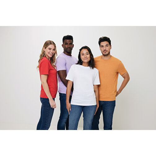 Iqoniq Bryce T-Shirt Aus Recycelter Baumwolle, Luscious Red , luscious red, 50% recycelte und 50% biologische Baumwolle, XXS, 65,00cm x 0,50cm (Länge x Höhe), Bild 4