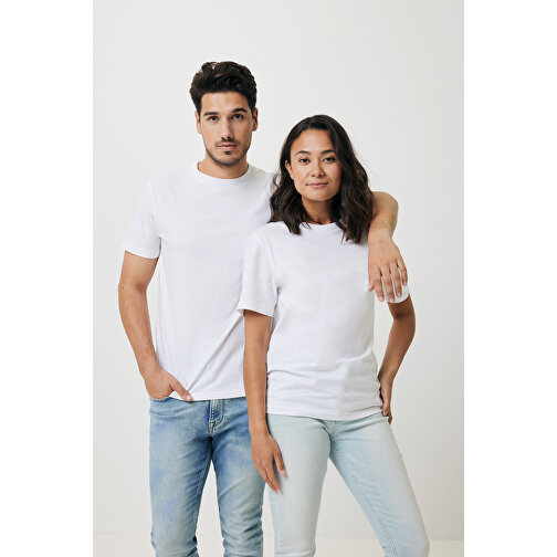 Iqoniq Bryce T-Shirt Aus Recycelter Baumwolle, Weiß , weiß, 50% recycelte und 50% biologische Baumwolle, XS, 67,00cm x 0,50cm (Länge x Höhe), Bild 3