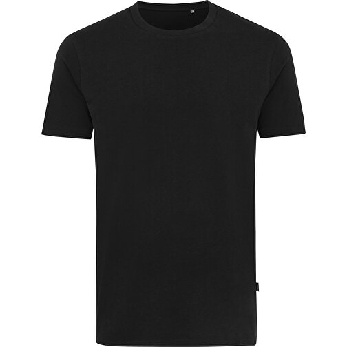 Iqoniq Bryce T-Shirt Aus Recycelter Baumwolle, Schwarz , schwarz, 50% recycelte und 50% biologische Baumwolle, XXS, 65,00cm x 0,50cm (Länge x Höhe), Bild 1