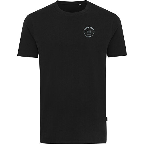 Iqoniq Bryce T-Shirt Aus Recycelter Baumwolle, Schwarz , schwarz, 50% recycelte und 50% biologische Baumwolle, XXL, 77,00cm x 0,50cm (Länge x Höhe), Bild 6