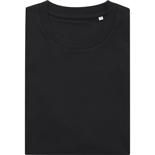 Iqoniq Bryce T-Shirt Aus Recycelter Baumwolle, Schwarz , schwarz, 50% recycelte und 50% biologische Baumwolle, S, 69,00cm x 0,50cm (Länge x Höhe), Bild 3