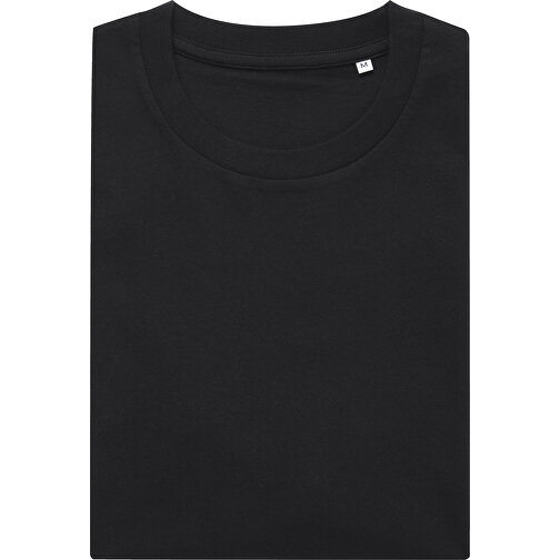 Iqoniq Bryce T-Shirt Aus Recycelter Baumwolle, Schwarz , schwarz, 50% recycelte und 50% biologische Baumwolle, M, 71,00cm x 0,50cm (Länge x Höhe), Bild 3