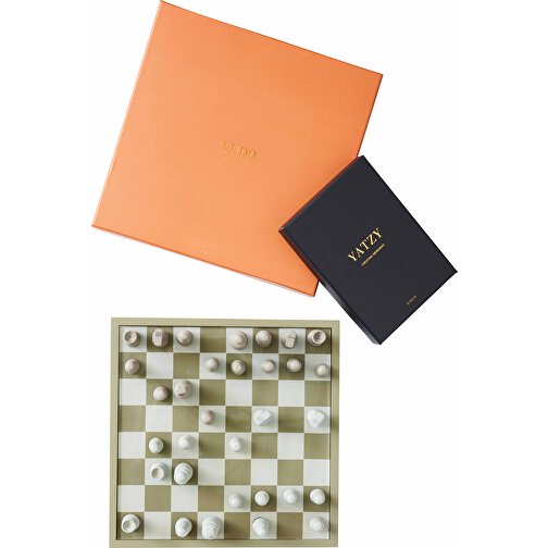 VINGA ‚Ludo‘ – Coffee Table Game, Schwarz , schwarz, Papier, 25,00cm x 2,80cm (Länge x Höhe), Bild 4