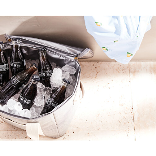 VINGA Sortino City Cooler, Grau , grau, PET - recycelt, 32,00cm x 21,00cm (Länge x Höhe), Bild 7