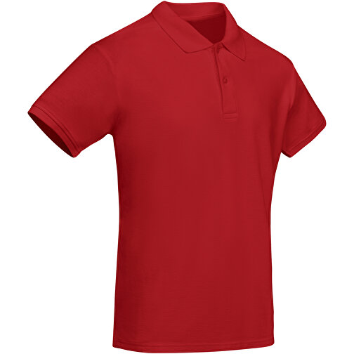 Prince Poloshirt Für Herren , rot, Piqué Strick 100% Bio Baumwolle, 210 g/m2, S, , Bild 3