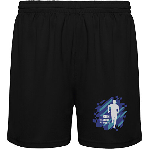 Player Sportshorts Unisex , schwarz, Piqué Strick 100% Polyester, 140 g/m2, 2XL, , Bild 2