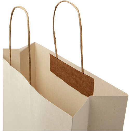 Papirpose 150 g/m2 fra landbruksavfall med vridde håndtak – Xlarge, Bilde 6