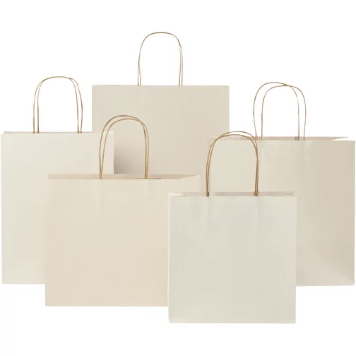 Torba papierowa z odpadów rolniczych ze skręcanymi uchwytami – XL, Obraz 8
